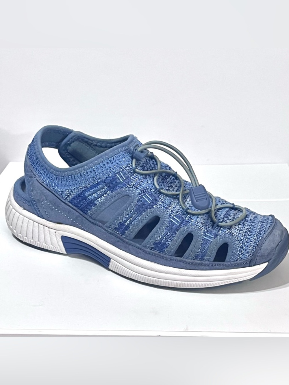 Orthofeet Laguna Blue Fishermen Style Breathable Sandals size 8 - Picture 3 of 12